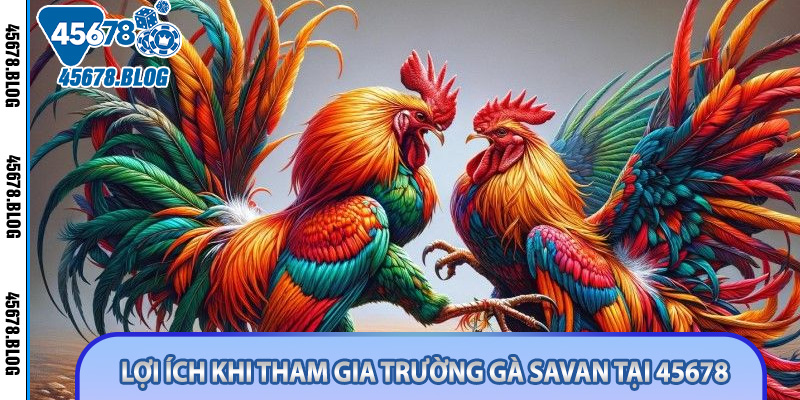 Lợi ích khi tham gia trường gà Savan tại 45678